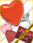 Herzballons, Liebesgruesse per Herzballons